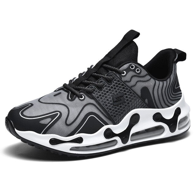 New Trend Gym Shoes For Men Brand Boys Running Shoes Shock Absorbing Mens Walking Jogging Sneakers Breathable Athletic Men Shoes
