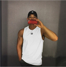 Load image into Gallery viewer, 2021 Mens fitness gyms Tank top men Fitness sleeveless shirt Male mesh breathable Sports vest Undershirt Gyms Running vest men