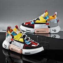 Load image into Gallery viewer, Spring Fashion Colourful Men's Luxury Sneakers Trending Men Casual Shoes Hot Sale Breathable Chunky Shoes Men Zapatillas Hombre