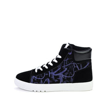 Load image into Gallery viewer, WOLF WHO Men Canvas Shoes 2021 Fashion High top Men's Casual Shoes Breathable Canvas Man Lace up Brand Male Sneakers Black A-004