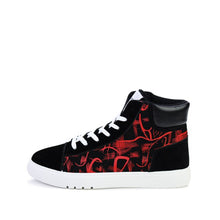 Load image into Gallery viewer, WOLF WHO Men Canvas Shoes 2021 Fashion High top Men's Casual Shoes Breathable Canvas Man Lace up Brand Male Sneakers Black A-004