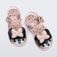 Load image into Gallery viewer, 2021 Disney New Mini Melissa Children Shoes Mickey Mouse Minnie Bow Jelly Sandals Disney Cute Girls Sandals Melissa Beach Shoes