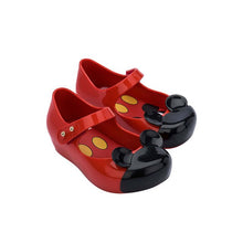 Load image into Gallery viewer, 2021 Disney New Mini Melissa Children Shoes Mickey Mouse Minnie Bow Jelly Sandals Disney Cute Girls Sandals Melissa Beach Shoes