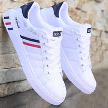 Load image into Gallery viewer, Spring 2021 new casual shoes men's board shoes trend breathable small white shoes men's sneakers low-help leather shoes