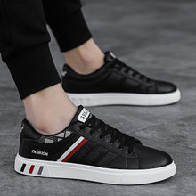 Load image into Gallery viewer, Spring 2021 new casual shoes men's board shoes trend breathable small white shoes men's sneakers low-help leather shoes