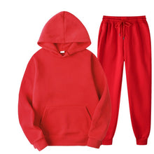 Load image into Gallery viewer, Two Piece Set Casual Fleece Tracksuit Women Winter 2020 Women&#39;s Sets Oversized Hooded Long Sleeve Hoodie Sport Pants Lady Suit