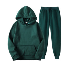 Load image into Gallery viewer, Two Piece Set Casual Fleece Tracksuit Women Winter 2020 Women&#39;s Sets Oversized Hooded Long Sleeve Hoodie Sport Pants Lady Suit