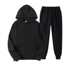 Load image into Gallery viewer, Two Piece Set Casual Fleece Tracksuit Women Winter 2020 Women&#39;s Sets Oversized Hooded Long Sleeve Hoodie Sport Pants Lady Suit