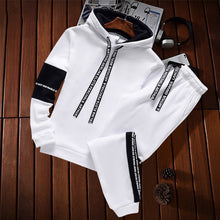 Load image into Gallery viewer, Winter Hoodie Sets Men Tracksuit Casual Hoodies Sweatshirt+Sweatpants 2 Piece Set Male Pullover Hoody Fashion Streetwear Clothes