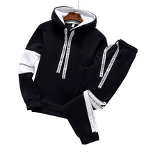 Load image into Gallery viewer, Winter Hoodie Sets Men Tracksuit Casual Hoodies Sweatshirt+Sweatpants 2 Piece Set Male Pullover Hoody Fashion Streetwear Clothes