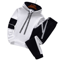 Load image into Gallery viewer, Winter Hoodie Sets Men Tracksuit Casual Hoodies Sweatshirt+Sweatpants 2 Piece Set Male Pullover Hoody Fashion Streetwear Clothes