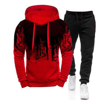 Load image into Gallery viewer, Men&#39;s Set Hoodie Sets Men Tracksuit Sportswear Hoodies+Sweatpant 2 Pieces Autumn Winter Male Warm Clothing Pullover Sweatshirts
