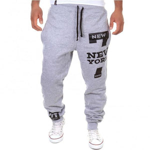 Men Casual Jogger Number 7 Printed Letter Drawstring Sweatpants Trousers Pants Men  Trousers Pants