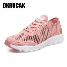 Load image into Gallery viewer, New Mesh Women Sneakers Breathable Flat Shoes Women Lightweight Sports Shoes Non-slip Running Footwear Zapatillas Mujer Casual