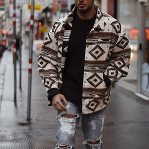 2021 Men&#39;s Leopard Print Jacket Cardigan Zipper Bomber Spring Male Coats Casual Streetwear Stripe Slim Fit British Style Jackets