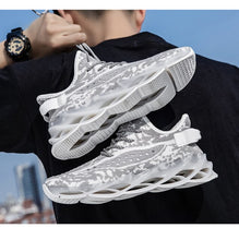 Load image into Gallery viewer, Men's shoes new recreational shoe tide blade woven sneakers in spring and summer outdoor net surface breathable running shoe