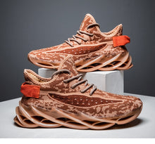 Load image into Gallery viewer, Men's shoes new recreational shoe tide blade woven sneakers in spring and summer outdoor net surface breathable running shoe