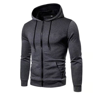 Men Gradient Zip Cardigan Suit Tracksuits Spring Autumn Hoodie Jogging Trousers Fitness Casual Clothing Sportswear Set Plus Size