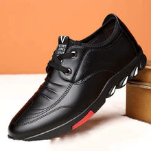 Load image into Gallery viewer, Leather shoes men&#39;s autumn 2021 new British style casual men&#39;s shoes soft sole lazy single pedal shoes
