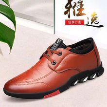 Load image into Gallery viewer, Leather shoes men&#39;s autumn 2021 new British style casual men&#39;s shoes soft sole lazy single pedal shoes