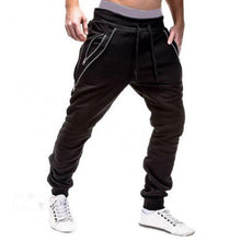 Load image into Gallery viewer, 70% Hot Sale Men Drawstring Zipper Pockets Ankle Tied Sweatpants Sports Trousers Skinny Pants