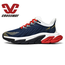 Load image into Gallery viewer, CROSSWAY Rubber Non-slip Shoes Men 2021 New Fashion Running Sneakers Flywire Breathable Plug Size 39&amp;46 Zapatillas De Deporte