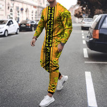 Load image into Gallery viewer, Autumn New Men Tracksuit Casual Solid Sports Set Long Sleeved TShirt 2 Pieces Sets+Pants Fashion Brand Jogger Fitness Sportswear