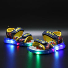 Load image into Gallery viewer, New Disney Spiderman Children Sandals Marvel Minnie Mouse Fashion Girls Boys Shoes Classic LED Lighting Kids Shoes Sneakers