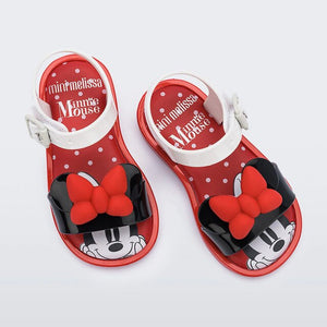 2021 Disney New Mini Melissa Children Shoes Mickey Mouse Jelly Sandals Cute Girls Sandals Cartoons Minnie Beach Toddler Shoes