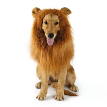 Load image into Gallery viewer, Fancy Dress Up Pet Costume Cat Halloween Clothes Dogs Lion Mane Wig With Ears Festival Dress Up