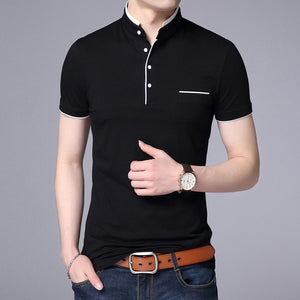 High Quality Men Polo Shirt Mens short Sleeve Solid Polo Shirts Camisa Polos Masculina 2018 Casual cotton Plus size S-3XL Tops