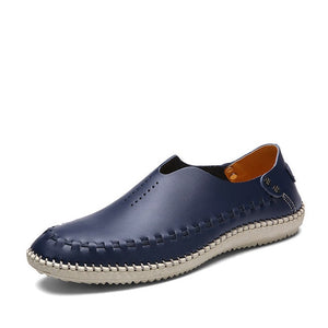 MIXIDELAI New Summer Causal Shoes Men Loafers Genuine Leather Moccasins Men Driving Shoes High Quality Flats For Man size 38-46