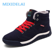 Load image into Gallery viewer, MIXIDELAI Men Boots Suede Winter Keep Warm Snow Boots Winter Boots Work Shoes Men Footwear Fashion Rubber Ankle Boots Big Size