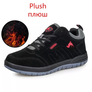 MIXIDELAI New Arrival Fashion Winter Men's Boots Wear Resistant Handmade Ankle Boots Warm Working Boot Lace Men Casual Shoes
