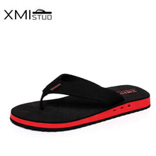 Load image into Gallery viewer, XMISTUO Summer Korean big size Tide Slippers Men Non-slip Cool Flip-Flops Breathable Thick-soled Sandals Slippers Toe Sandals