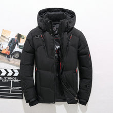 Load image into Gallery viewer, High Quality Winter Jacket Men Hooded Thick Warm Duck Down Parka Coat Casual Slim Down Mens Overcoat Many Pockets