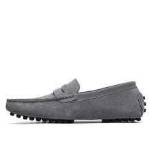Load image into Gallery viewer, Shoes Men Loafers Soft Moccasins High Quality Autumn Winter Genuine Leather Shoes Men Warm Fur Plush Flats Gommino Driving Shoes