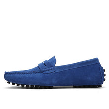 Load image into Gallery viewer, Shoes Men Loafers Soft Moccasins High Quality Autumn Winter Genuine Leather Shoes Men Warm Fur Plush Flats Gommino Driving Shoes