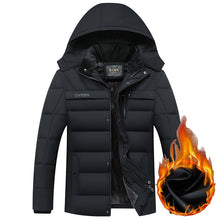 Load image into Gallery viewer, New Winter Jacket Men -20 Degree Thicken Warm Men Parkas Hooded Coat Fleece Man's Jackets Outwear Jaqueta Masculina