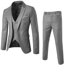 Load image into Gallery viewer, Newly Design 3-Pieces Men Blazer Suit Set Man Male Tuxedo Trouses Pants Men Slim Fit Formal Suits For Wedding Party 81101