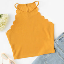Load image into Gallery viewer, Sexy Halter Crop Top Women 2019 Summer Fitness Skinny Tight Bustier Crop Top Tee Shirt Belly Casual Dance Tops Vest Tank Tops