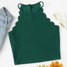 Load image into Gallery viewer, Sexy Halter Crop Top Women 2019 Summer Fitness Skinny Tight Bustier Crop Top Tee Shirt Belly Casual Dance Tops Vest Tank Tops
