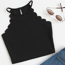 Load image into Gallery viewer, Sexy Halter Crop Top Women 2019 Summer Fitness Skinny Tight Bustier Crop Top Tee Shirt Belly Casual Dance Tops Vest Tank Tops