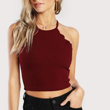 Load image into Gallery viewer, Sexy Halter Crop Top Women 2019 Summer Fitness Skinny Tight Bustier Crop Top Tee Shirt Belly Casual Dance Tops Vest Tank Tops