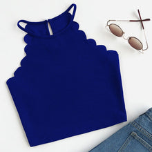 Load image into Gallery viewer, Sexy Halter Crop Top Women 2019 Summer Fitness Skinny Tight Bustier Crop Top Tee Shirt Belly Casual Dance Tops Vest Tank Tops