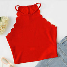 Load image into Gallery viewer, Sexy Halter Crop Top Women 2019 Summer Fitness Skinny Tight Bustier Crop Top Tee Shirt Belly Casual Dance Tops Vest Tank Tops