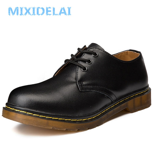 MIXIDELAI New Big Size Brand Genuine Leather Men Shoes Spring Oxford Shoes Fashion Casual Designer Male Shoes Leather Moccasins