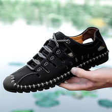 Load image into Gallery viewer, MIXIDELAI New Summer Comfortable Casual Shoes Loafers Men Shoes Quality Split Leather Shoes Men Flats Hot Sale Moccasins Shoes