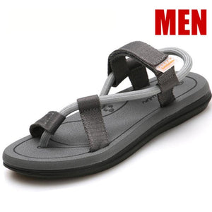 Sandals Men Sandalias Hombre Gladiator Sandals for Male Summer Roman Beach Shoes Flip Flops Slip on Flats Slippers Slides