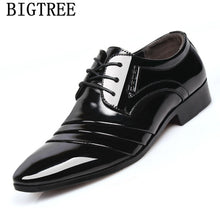 Load image into Gallery viewer, formal oxford shoes for mens dress shoes man wedding dress office shoes men zapatillas hombre deportiva mocassin homme derbi